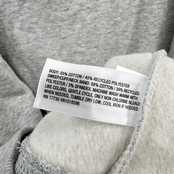 NEW Goodfellow & Co Ultra-Soft Fleece Sweatshirt - Gray - Size XL - Picture 6 of 8